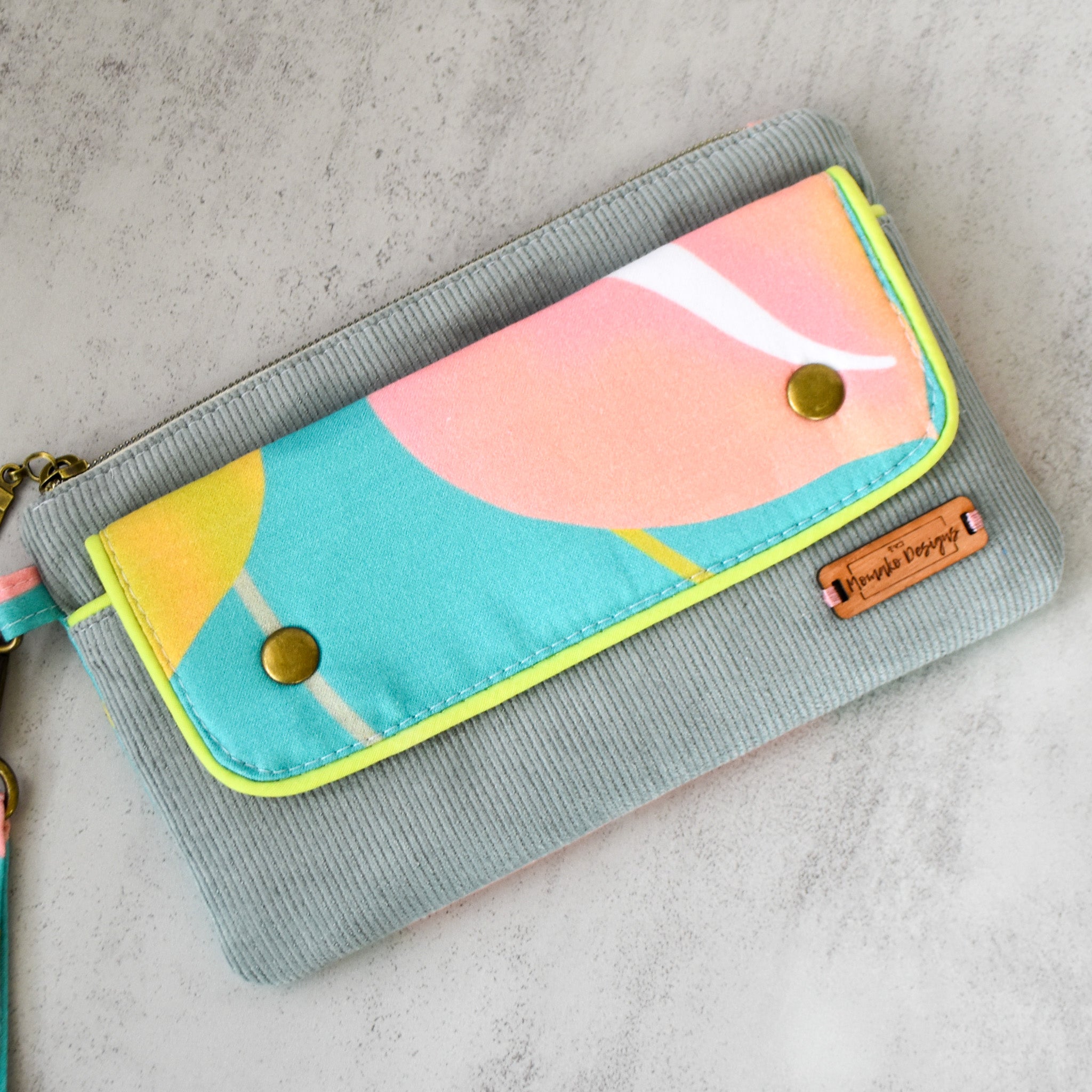 anthurium coin Sunrise Anthurium Kealia Clutch Wallet | Compact Bag