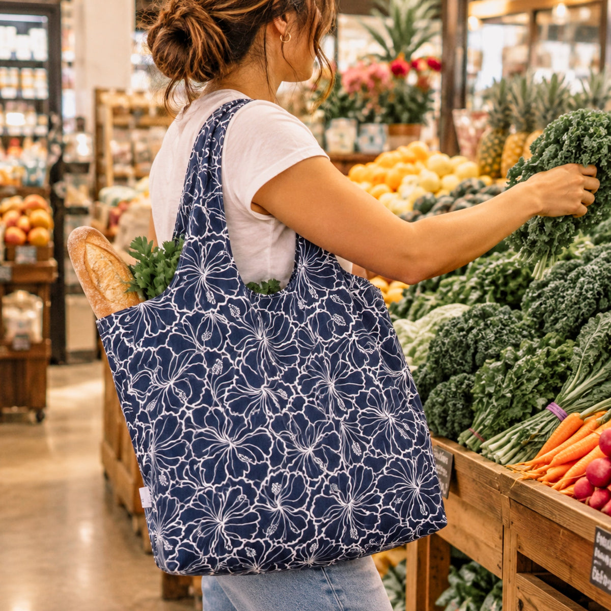 Foldable Market Tote