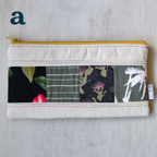 Oyster Taro Patchwork Pencil Cases