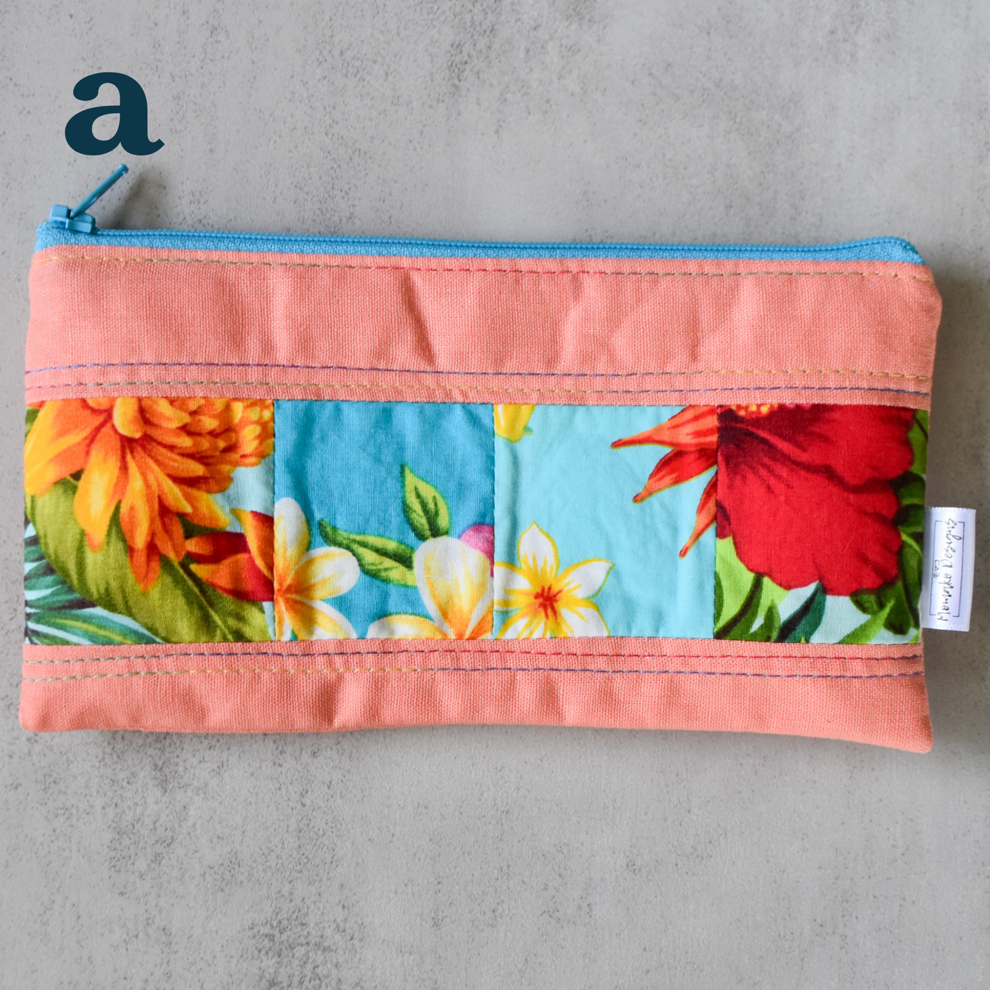 Mango Taro Patchwork Pencil Cases