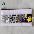 Orchid Taro Patchwork Pencil Cases