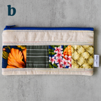 Oyster Taro Patchwork Pencil Cases