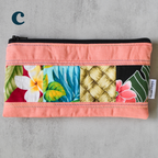 Mango Taro Patchwork Pencil Cases