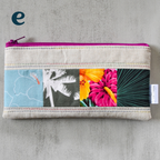 Oyster Taro Patchwork Pencil Cases