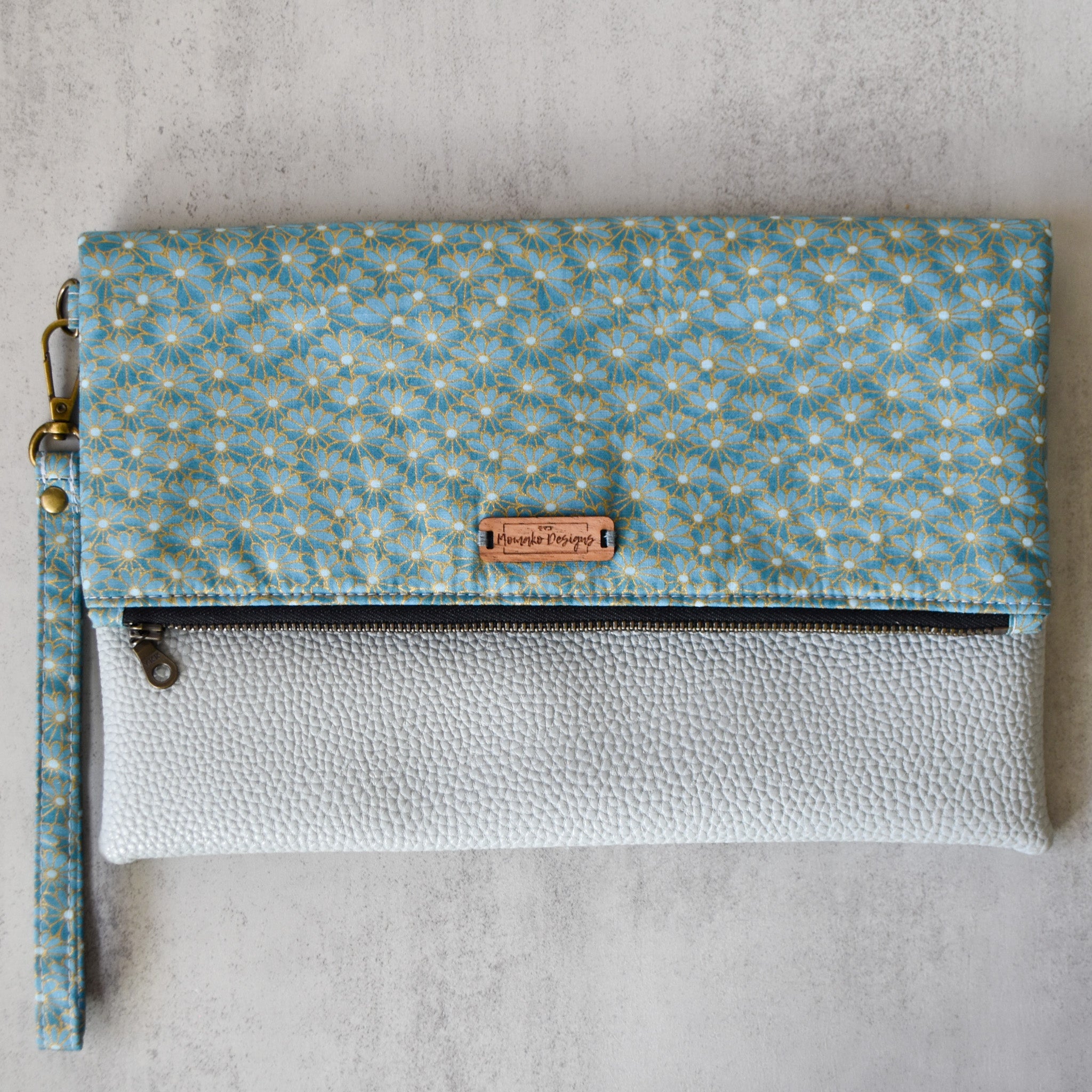 Bluish Delight Kalalau Wristlet Bag