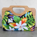 Tiare In Technicolor Square Puka Clutch
