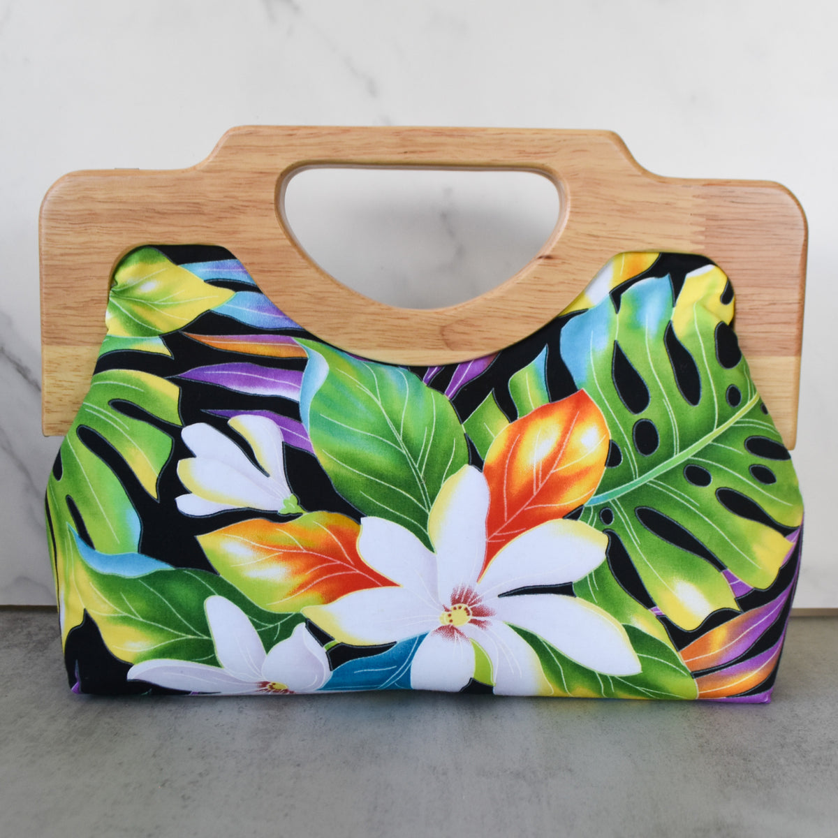 Tiare In Technicolor Square Puka Clutch