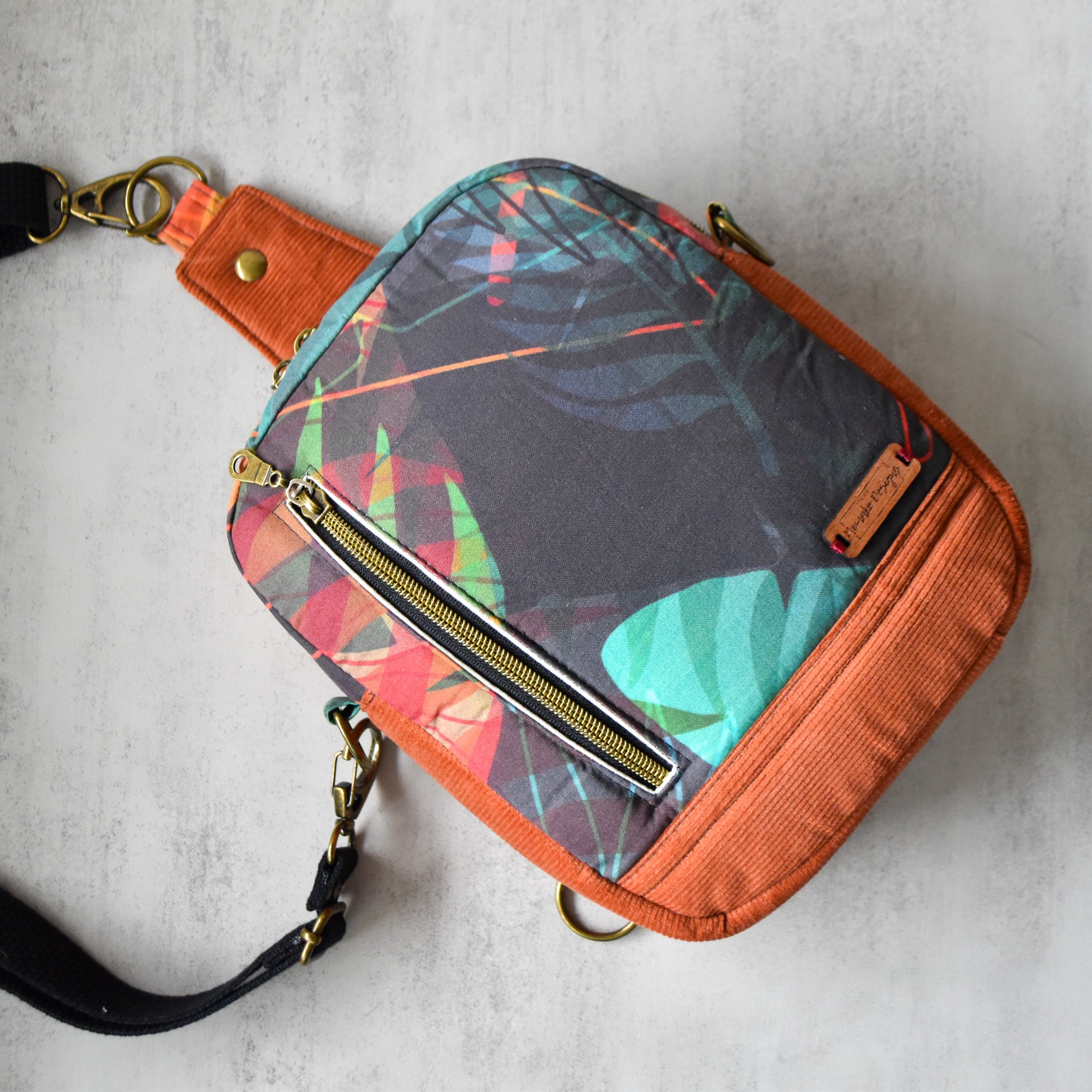 Tropical Camo Pihea Sling Bag