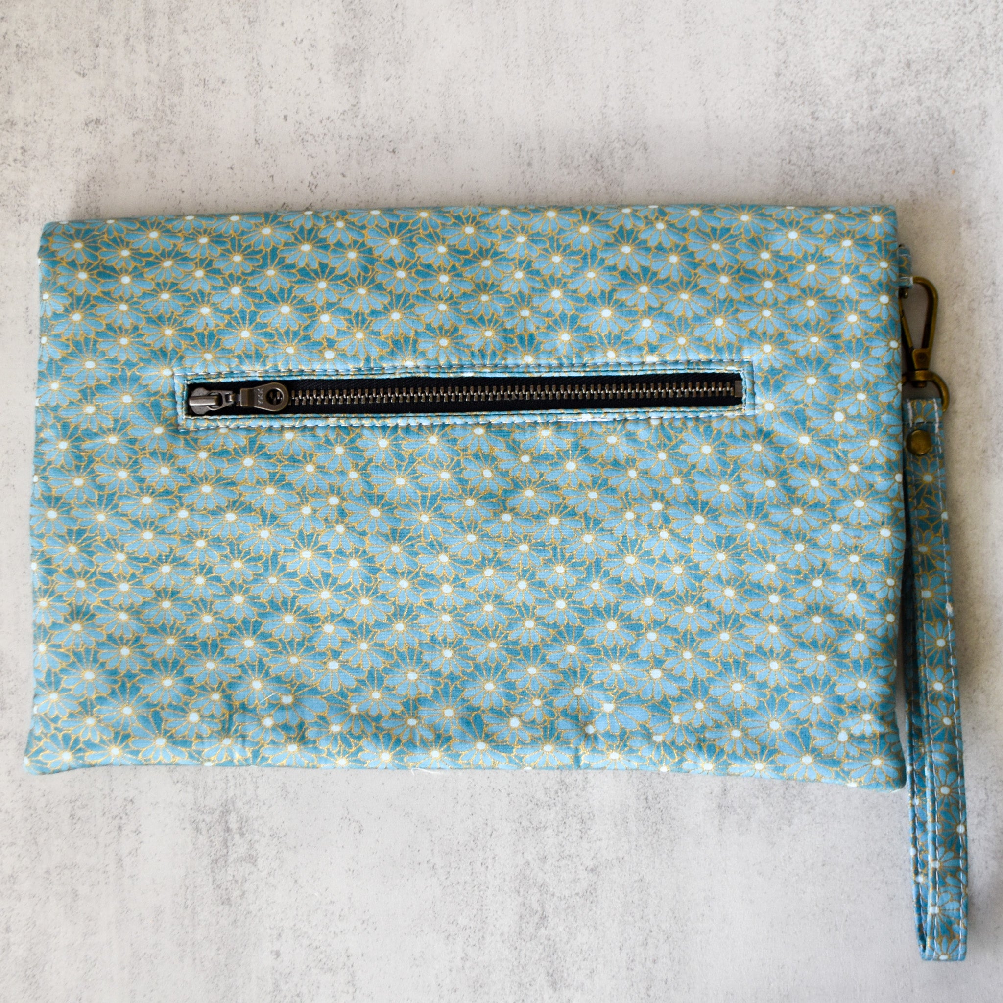 Bluish Delight Kalalau Wristlet Bag