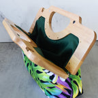 Tiare In Technicolor Square Puka Clutch