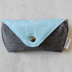 Hibiscus Bleu Glasses Case
