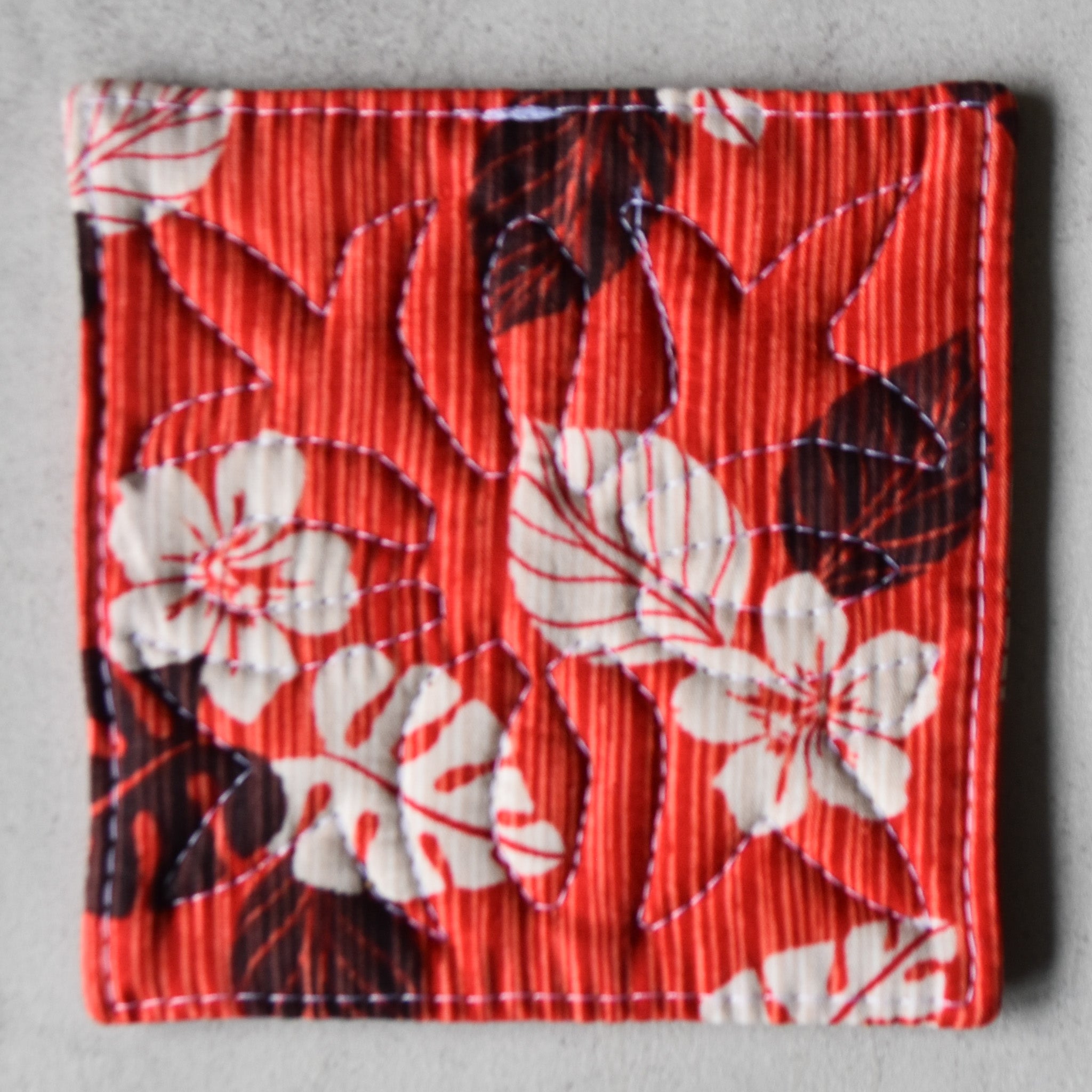 Cozy Crimson Cork Coasters