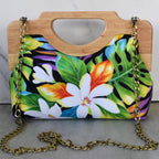 Tiare In Technicolor Square Puka Clutch