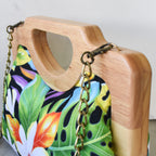 Tiare In Technicolor Square Puka Clutch