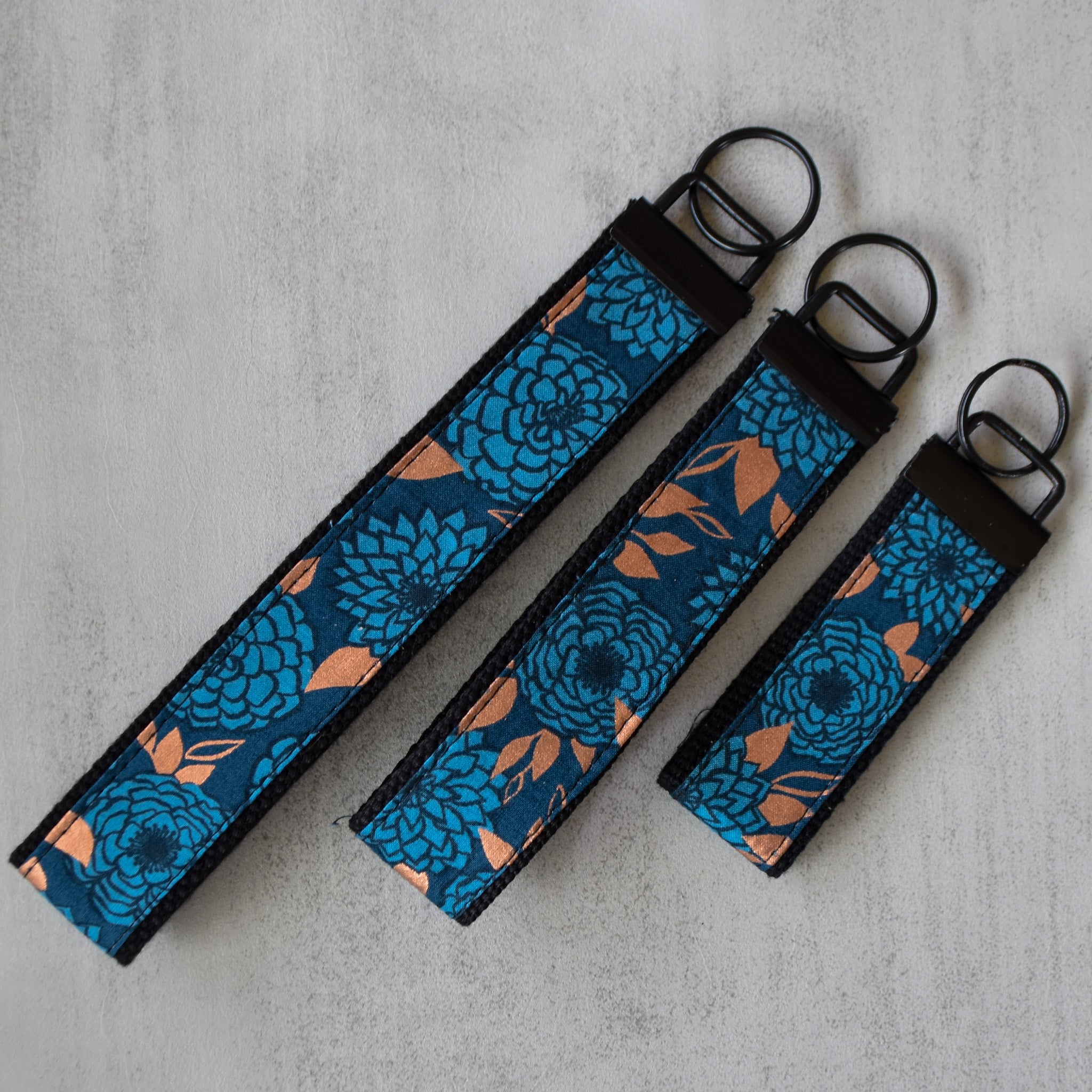 Winter Bloom Key Fobs