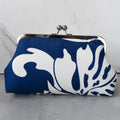 Blue Escape 8" Metal Handle Clutch