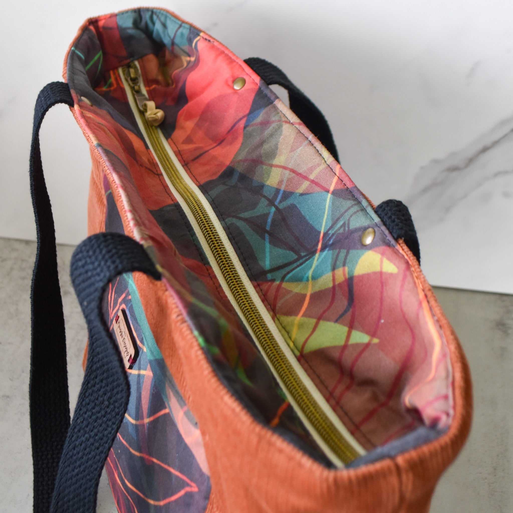 Tropical Camo Tunnels Tote