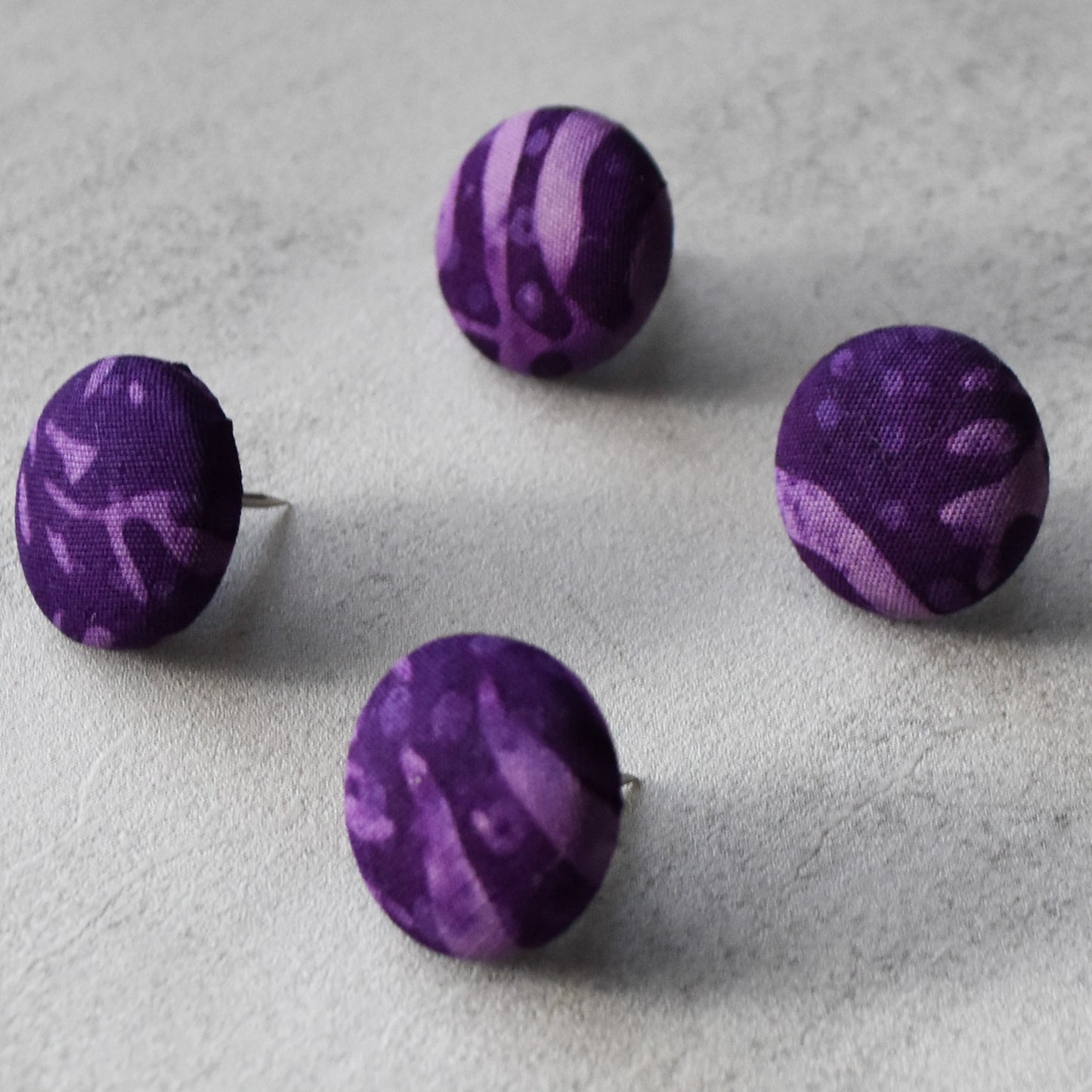 Purple Fern Push Pins