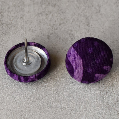 Purple Fern Push Pins