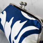 Blue Escape 8" Metal Handle Clutch
