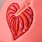 Anthurium Hat — Geometric Bloom