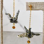 Piece Of Work Tsuru Origami Earrings