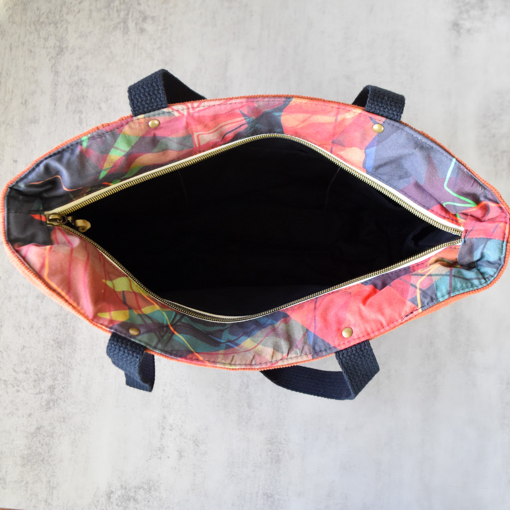 Tropical Camo Tunnels Tote
