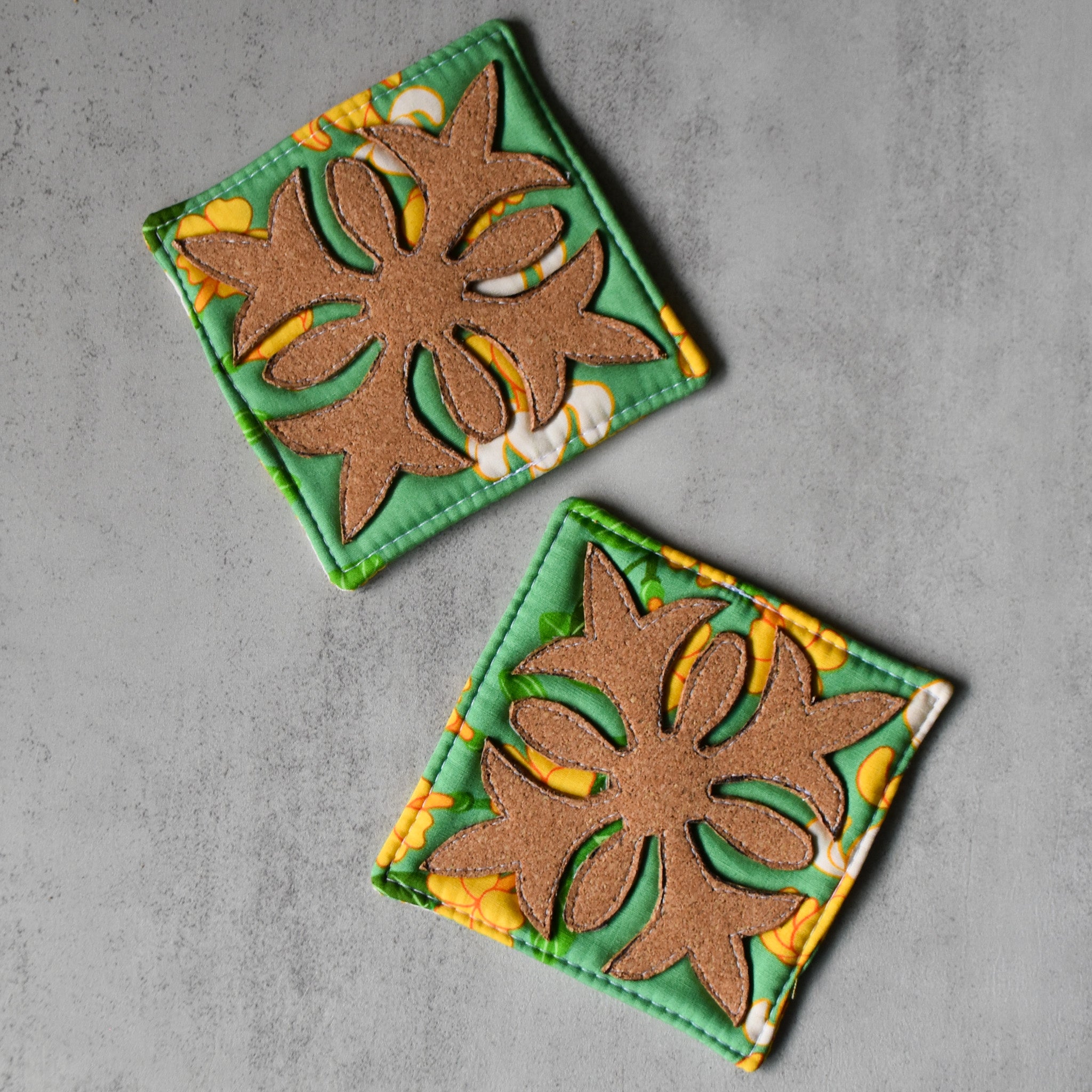 Bright & Focused Cork Coasters