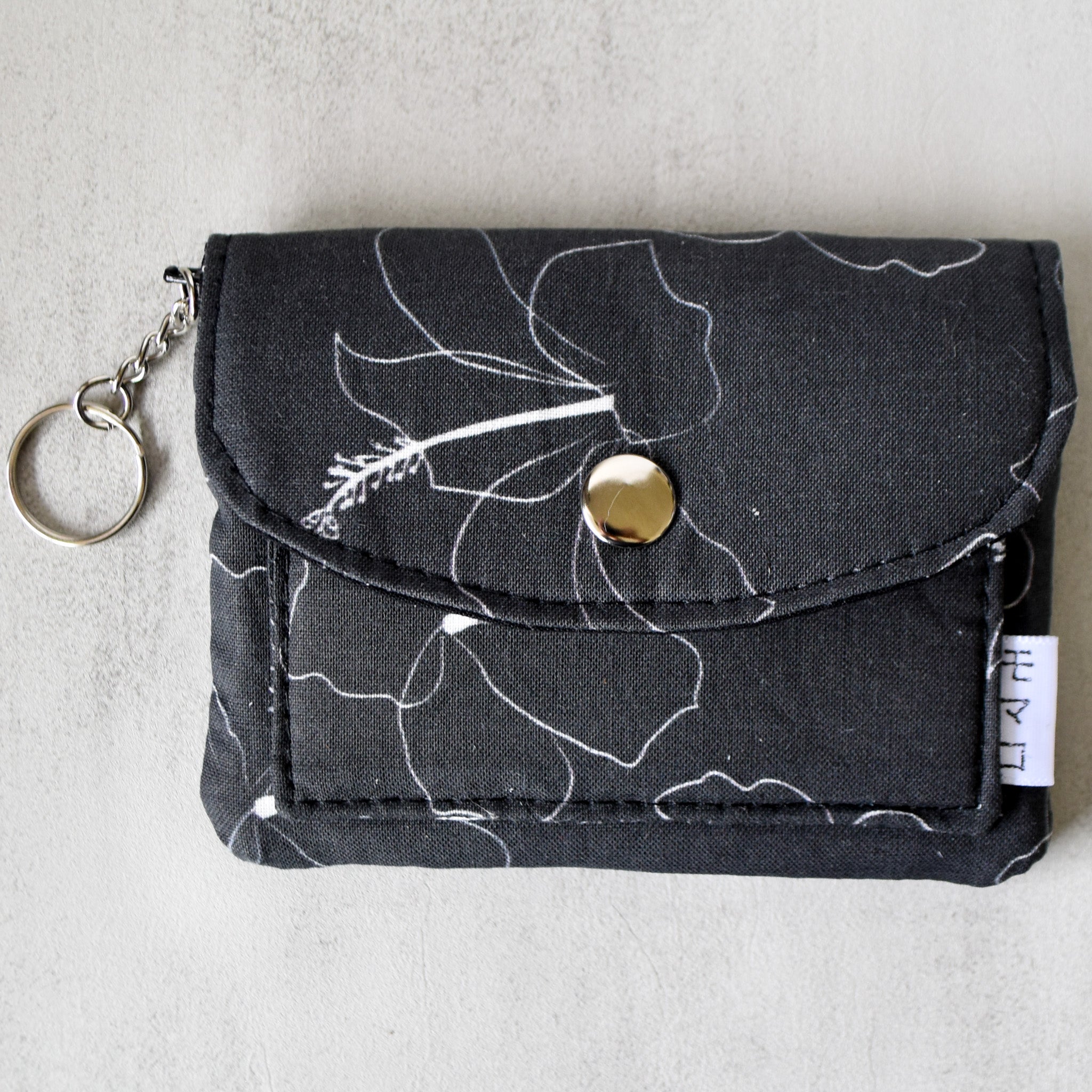 Hibiscus Noir Hanalei Wallet