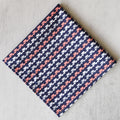 Floral Stripes Pocket Square