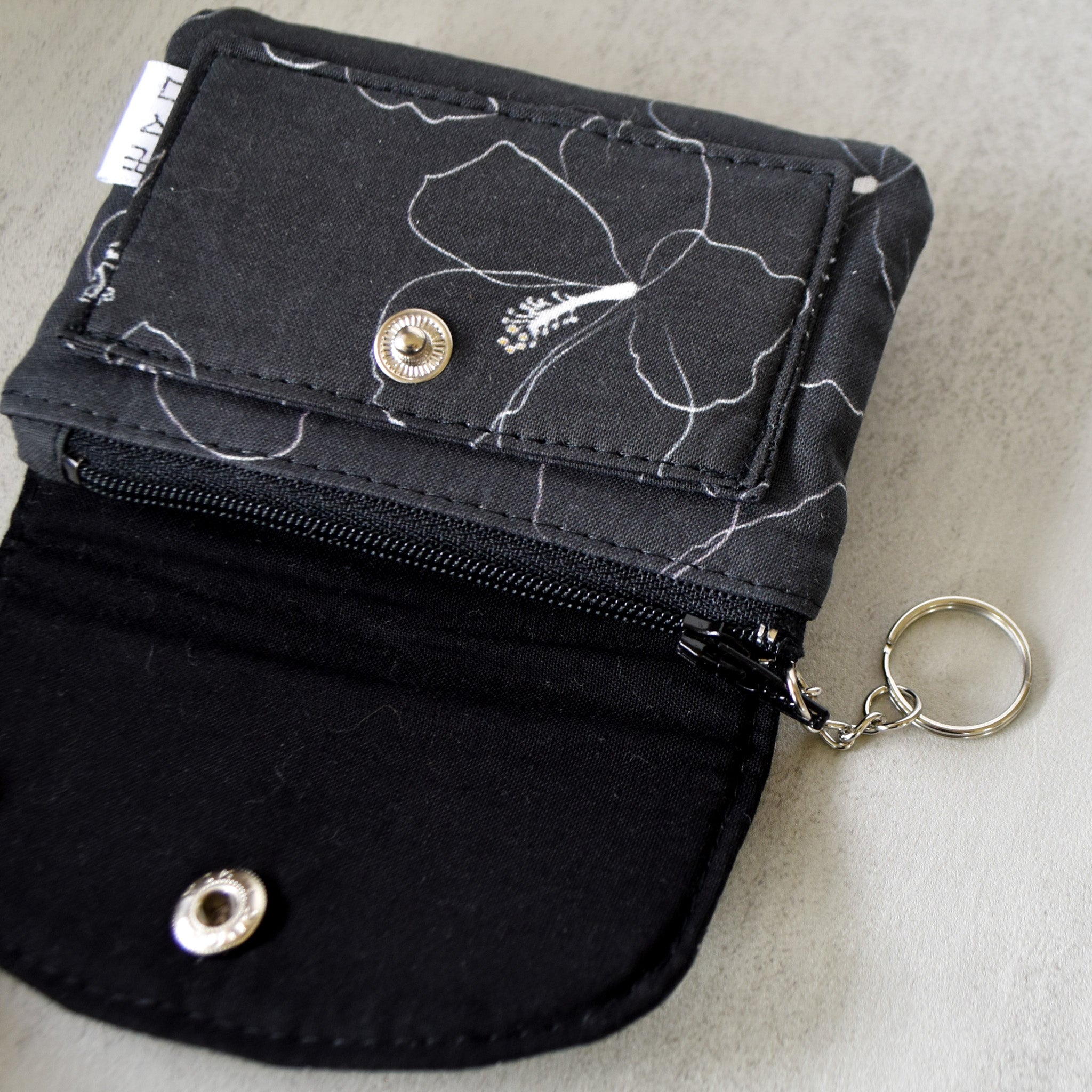 Hibiscus Noir Hanalei Wallet