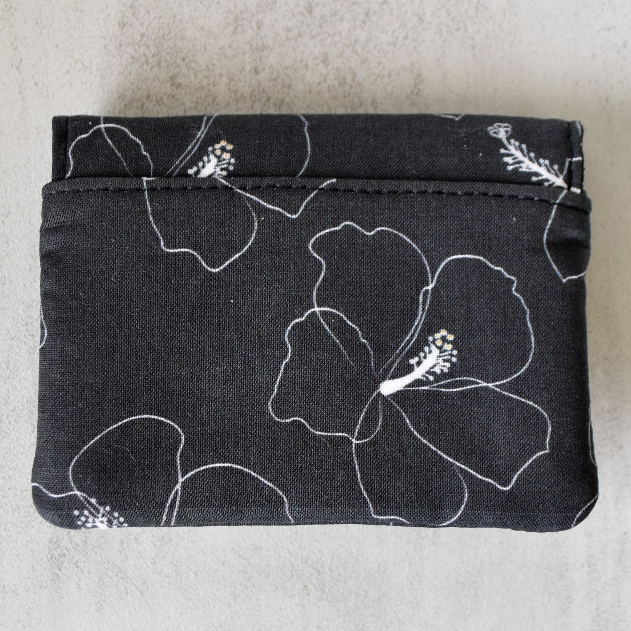 Hibiscus Noir Hanalei Wallet