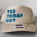 Yes Today Hoy Hat — Midnight Bloom