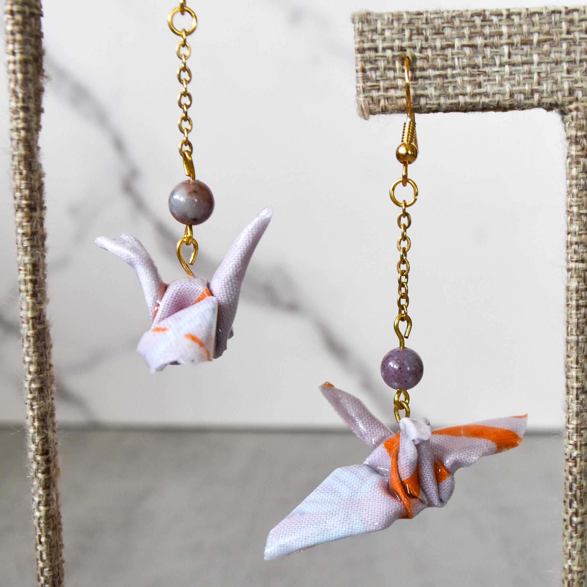 Dreamlover Tsuru Origami Earrings