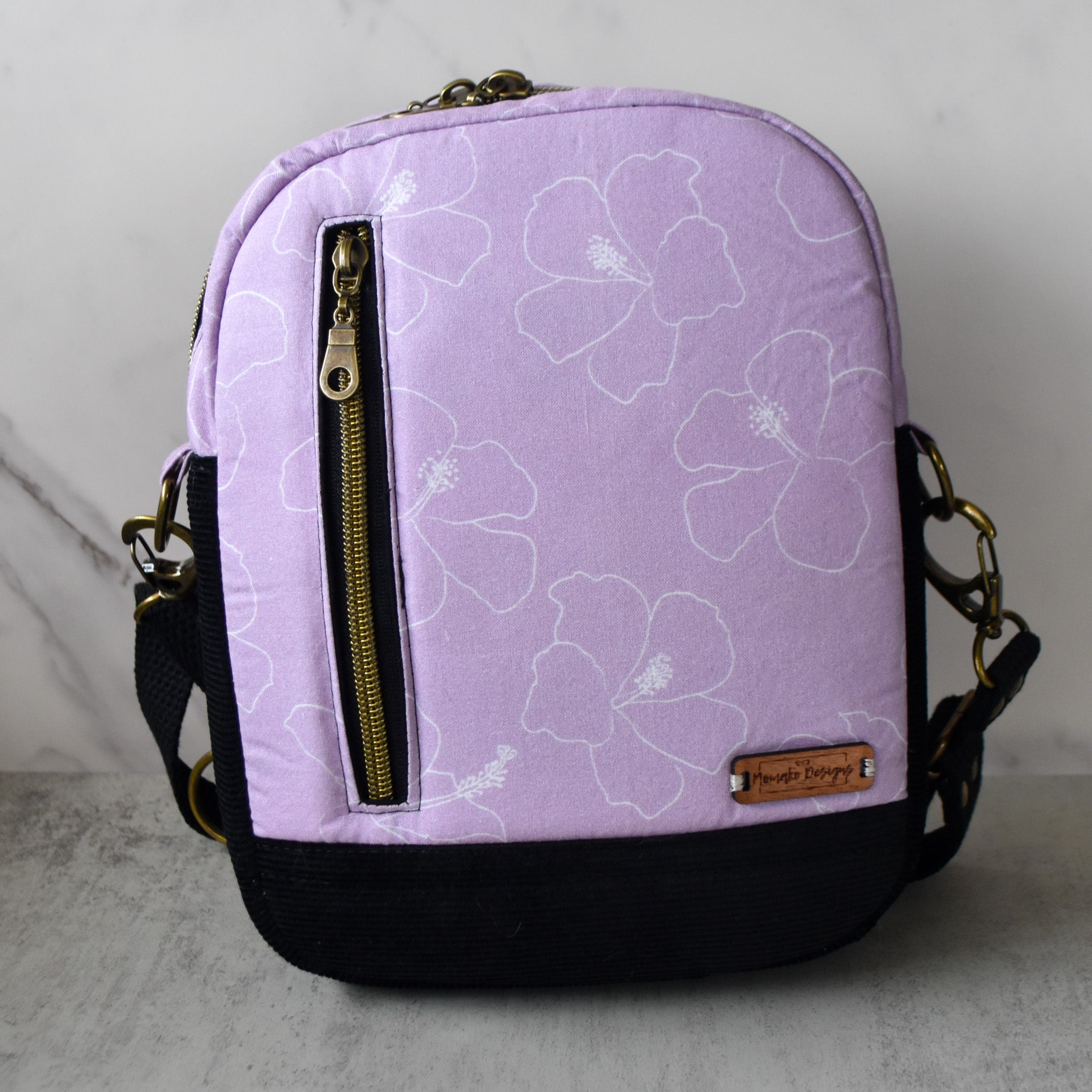 Hibiscus Violet Pihea Sling Bag