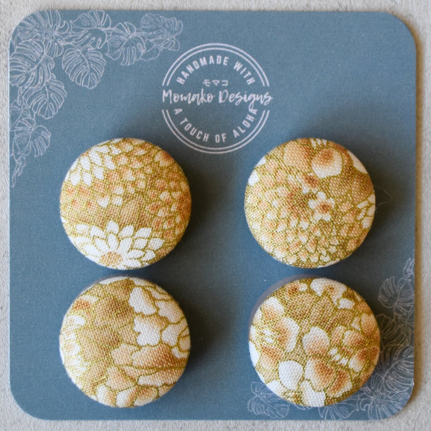 Golden Chrysanthemum Magnets