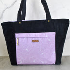 Hibiscus Violet Tunnels Tote