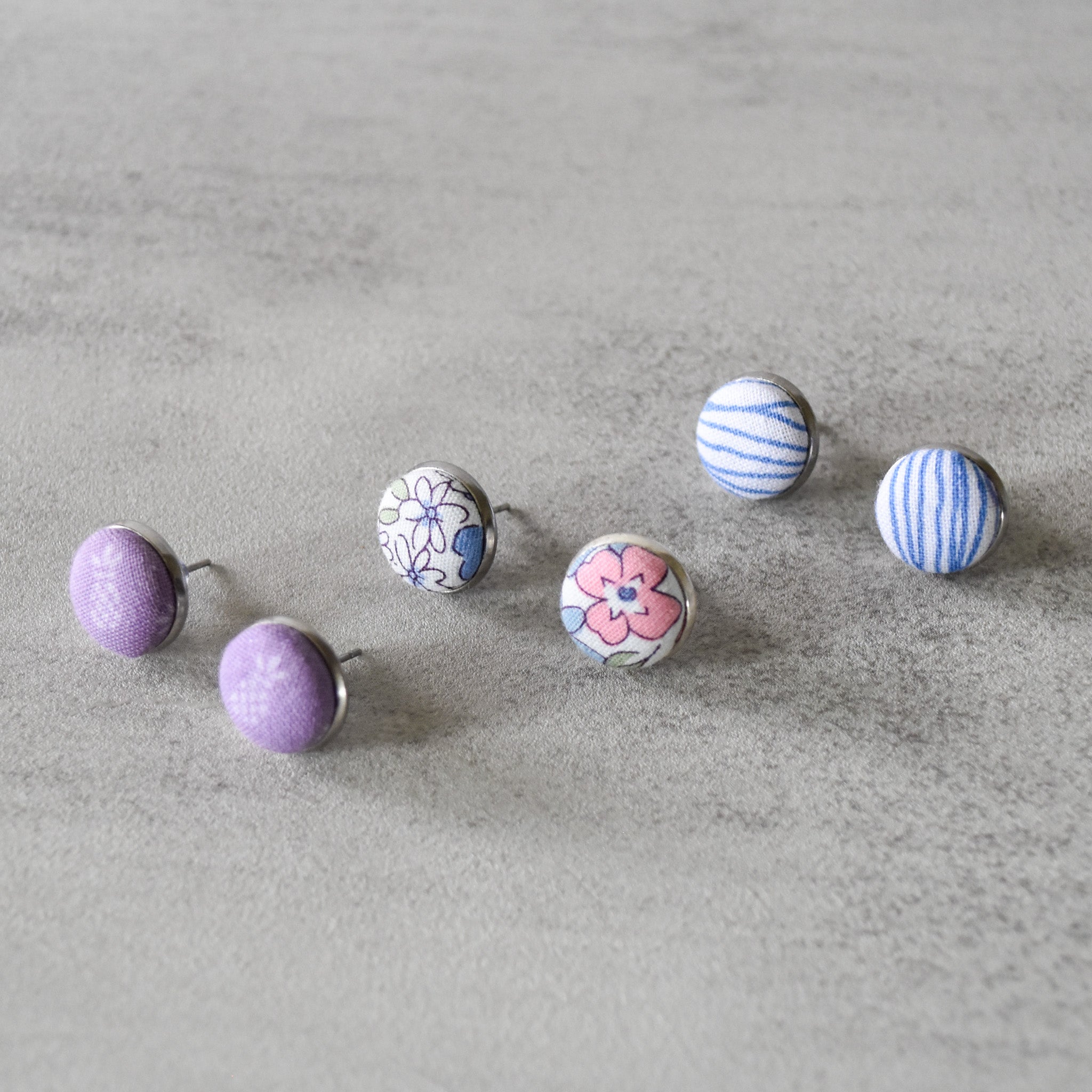 Lavender Fog Stud Set