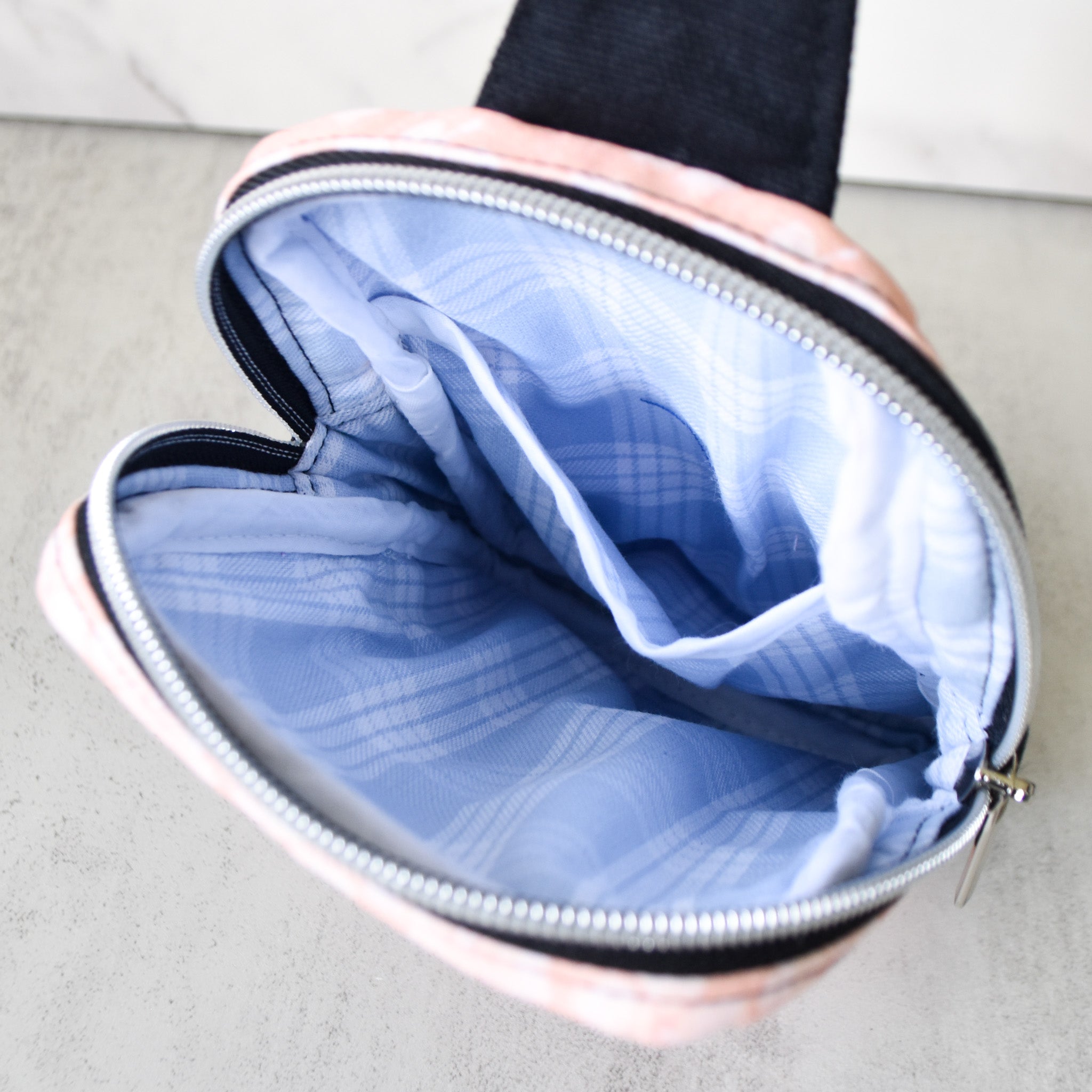 Pink Hibiscus Mini Sling Bag