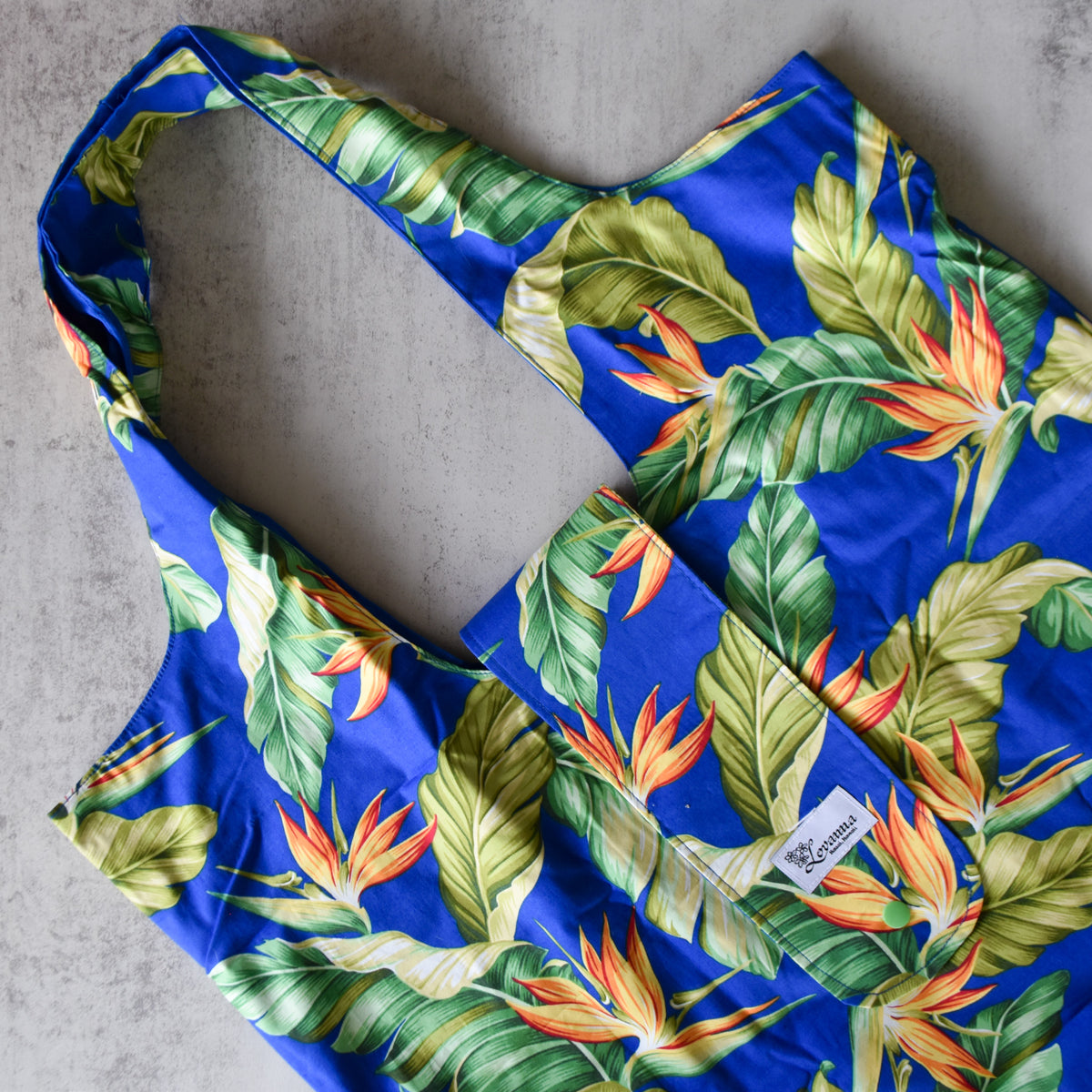 Cobalt Blue Period Foldable Market Tote