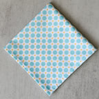 Blue Dots Pocket Square