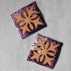 Purple Reign Cork Coasters