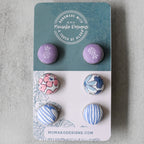 Lavender Fog Stud Set