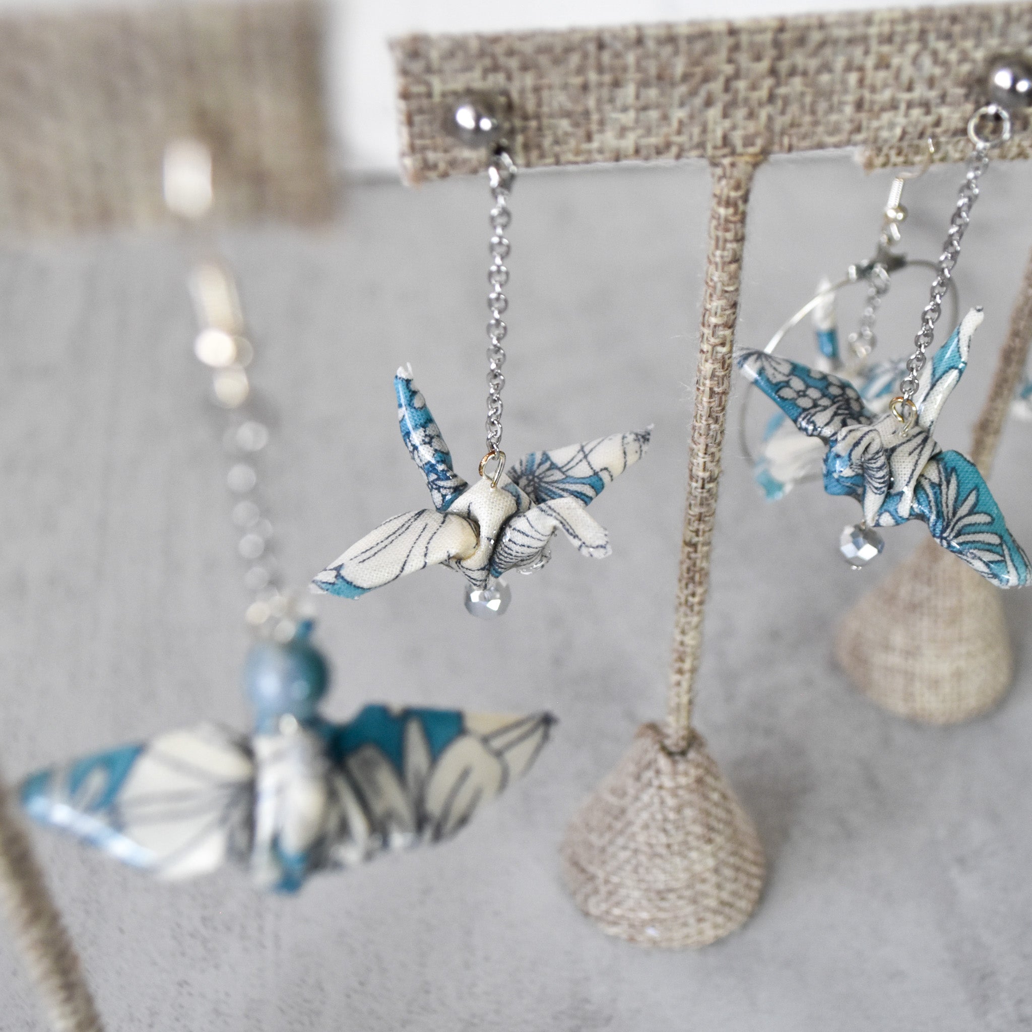 Not A Cloud Tsuru Origami Earrings