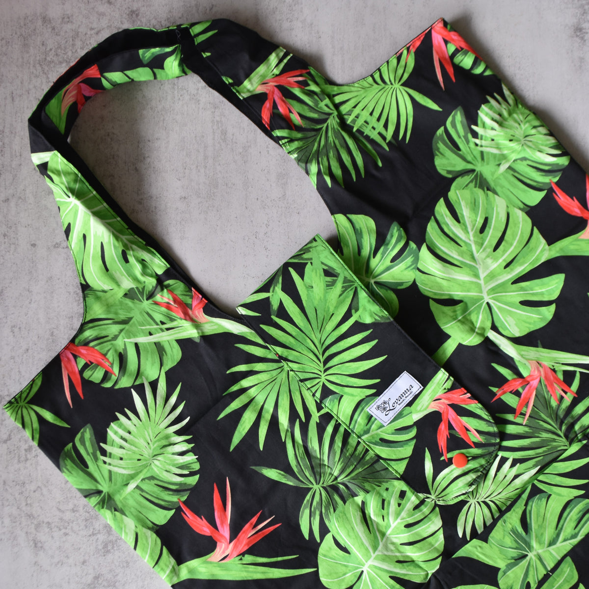 Big Leaf Energy Foldable Market Tote