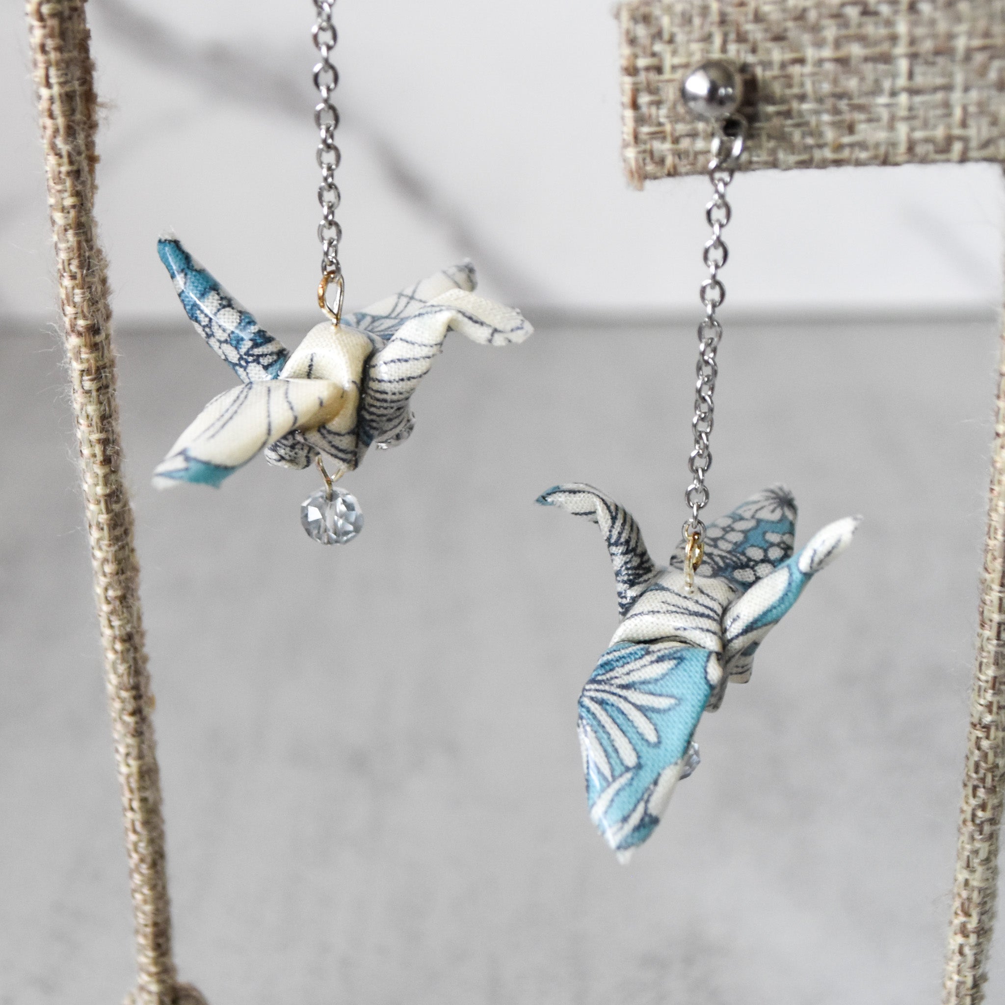 Not A Cloud Tsuru Origami Earrings