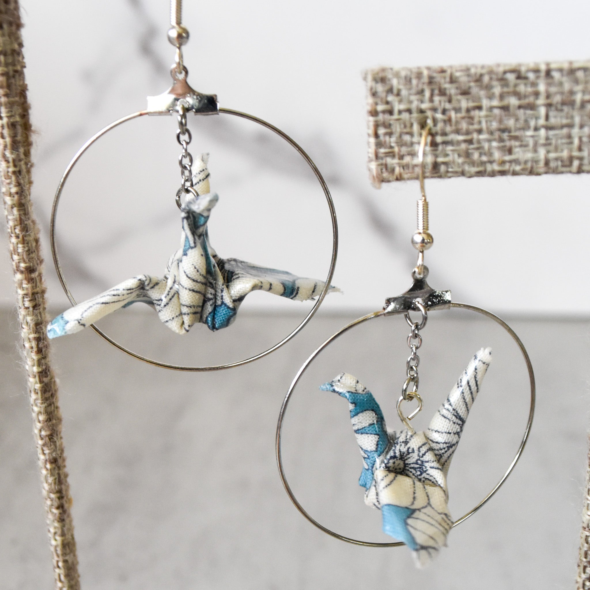 Not A Cloud Tsuru Origami Earrings