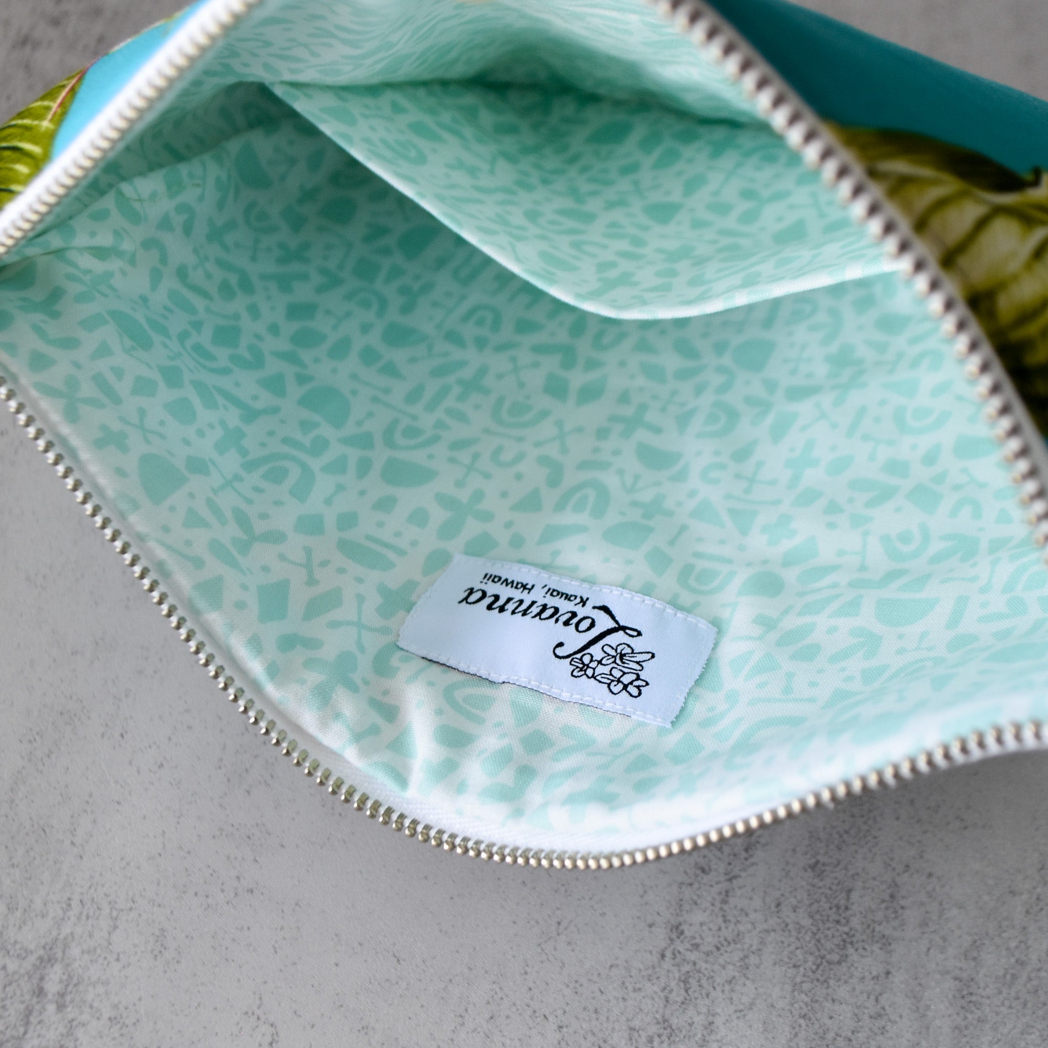 Blue Bird Of Paradise Regular Wristlet