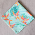Bird Of Paradise Watercolor Pocket Square