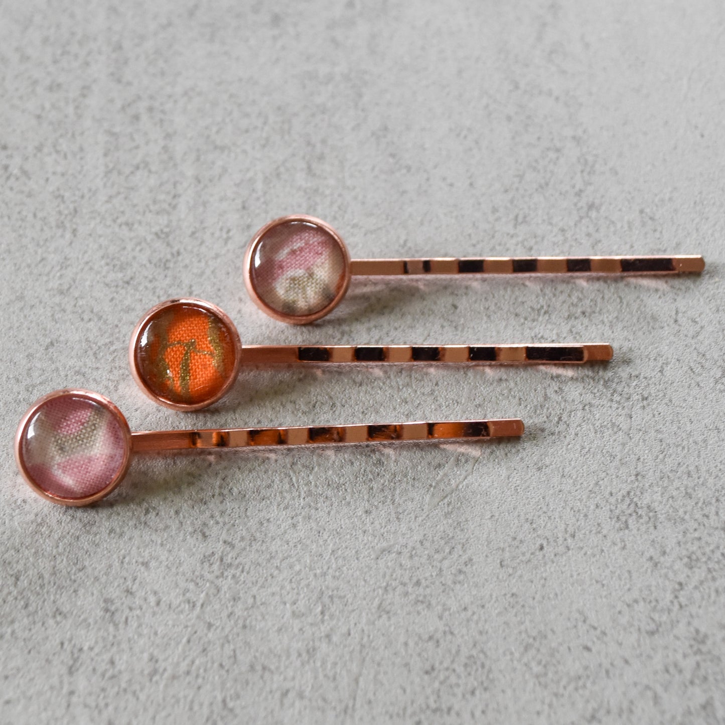 Rose Gold Bouquet Bobby Pins